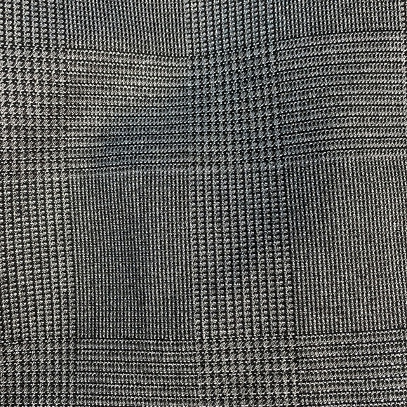 All Saints Isla Shimmer Check Blazer Plaid Black Silver Sparkle Party Sz 4 - Picture 13 of 16